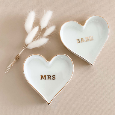 Wedding Heart Ring Dish